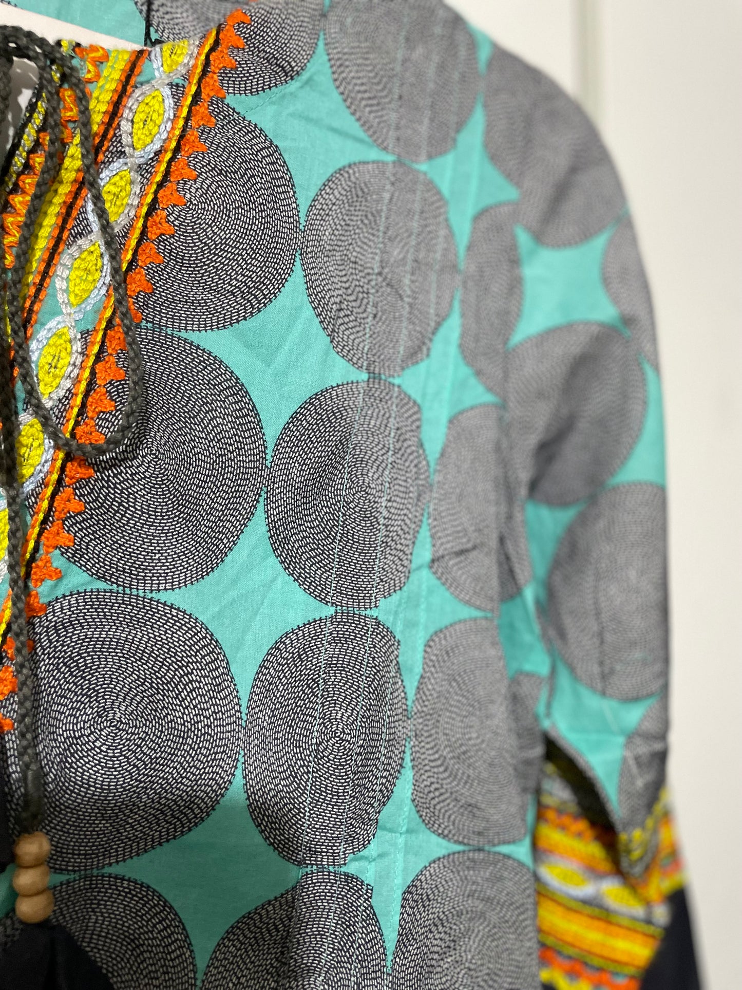 Khaadi blue ready to wear embroidery kurta shirt dress