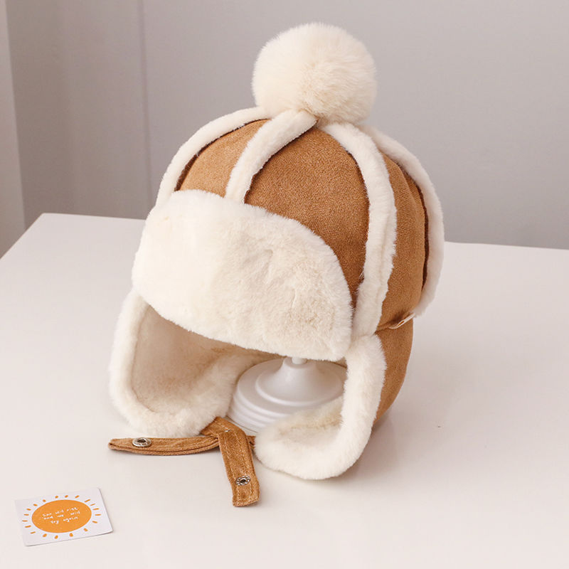 Warm Thickened Girl Cute Earflaps Fleece Hat