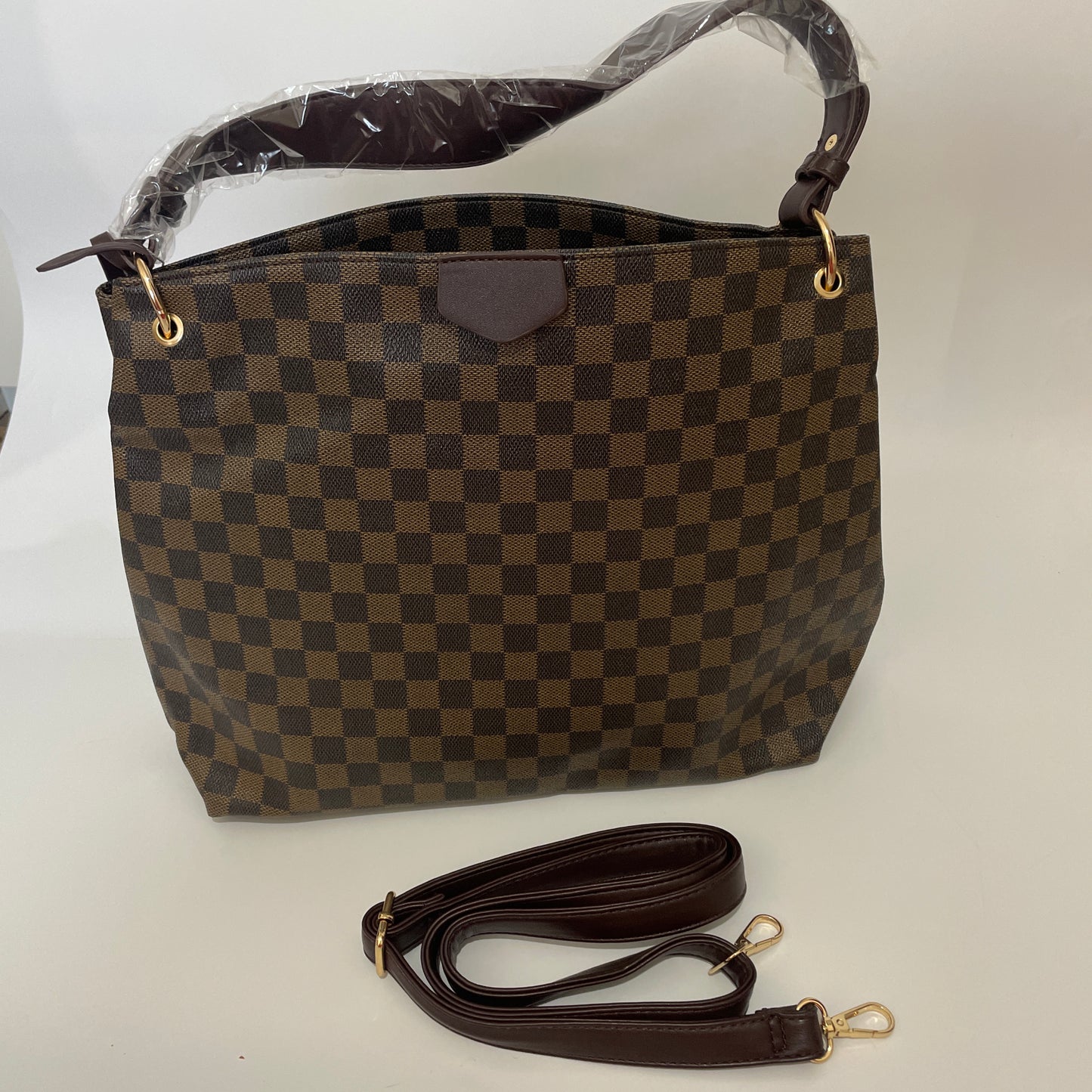 Louis Vuitton canvas tote bag large size with long strap included