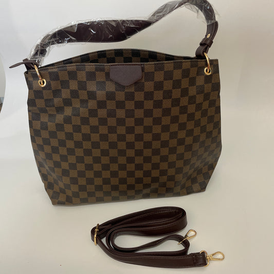 Louis Vuitton canvas tote bag large size with long strap included