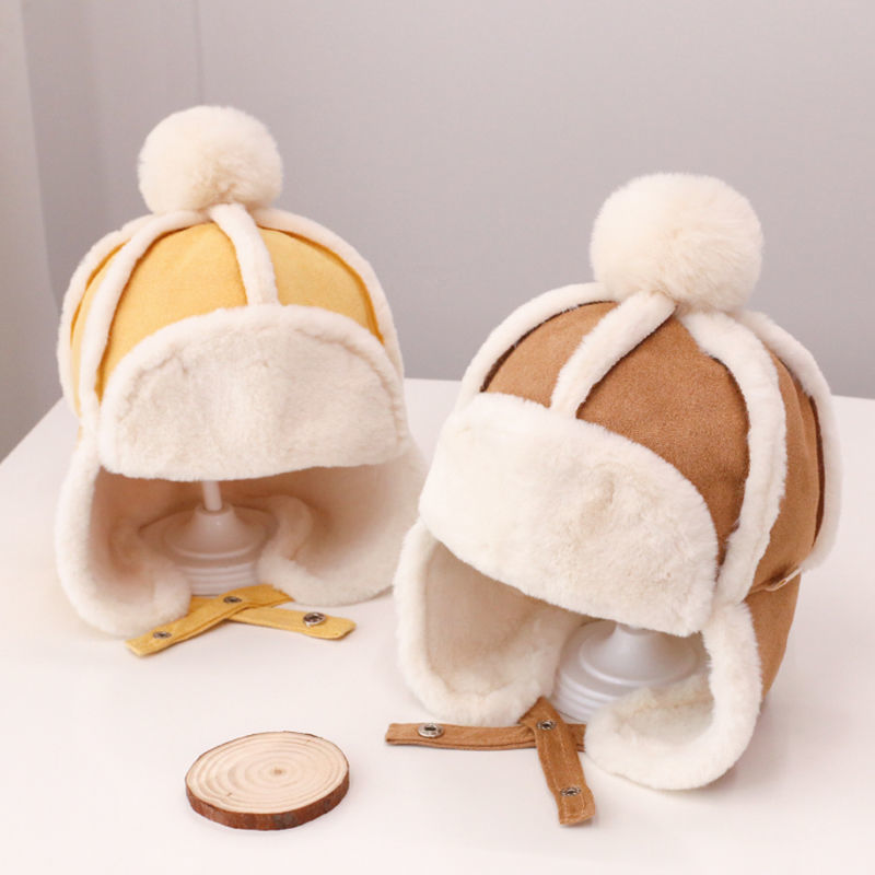 Warm Thickened Girl Cute Earflaps Fleece Hat