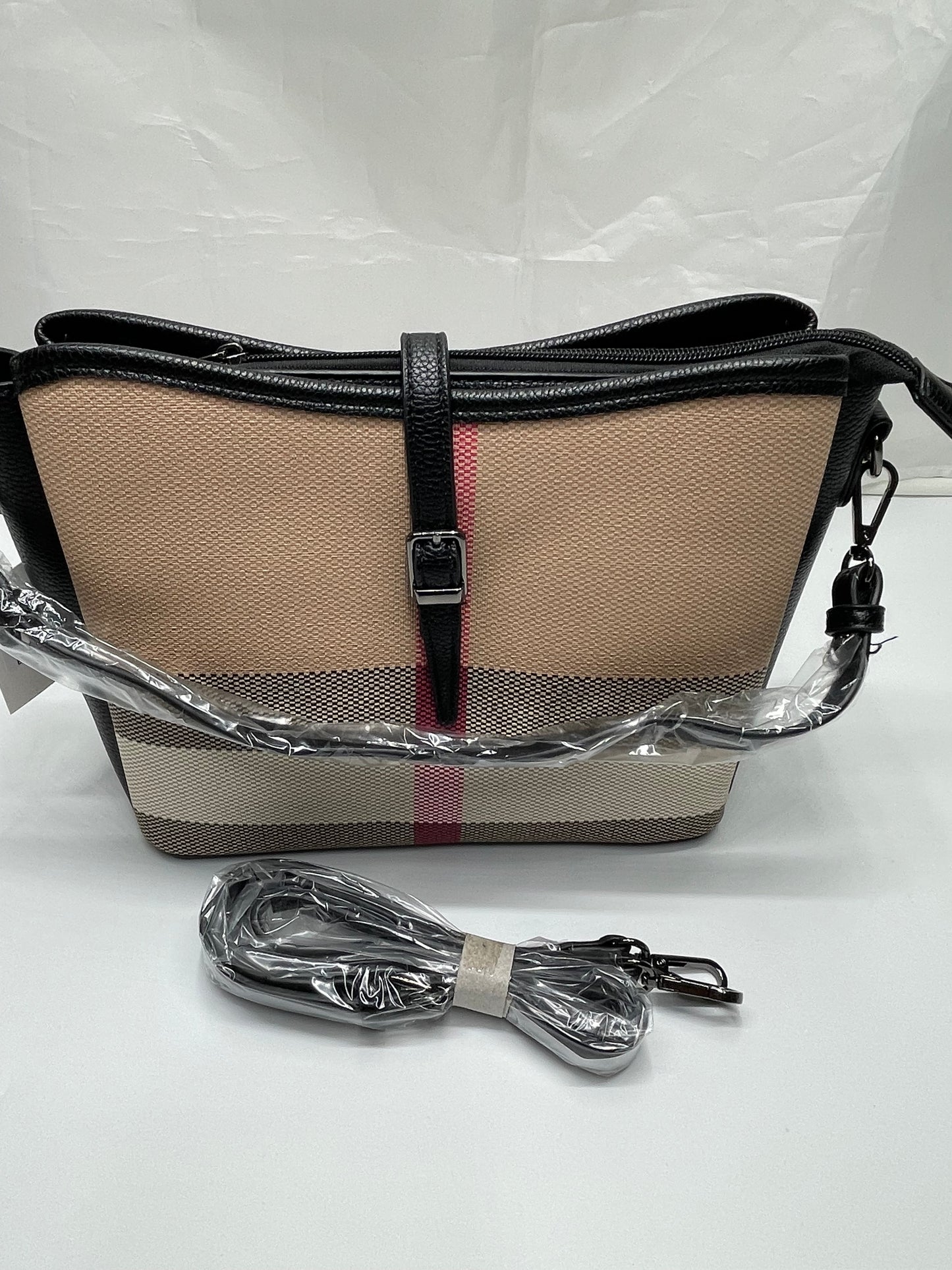Burberry bucket style bag with long strap shoulder/handbag
