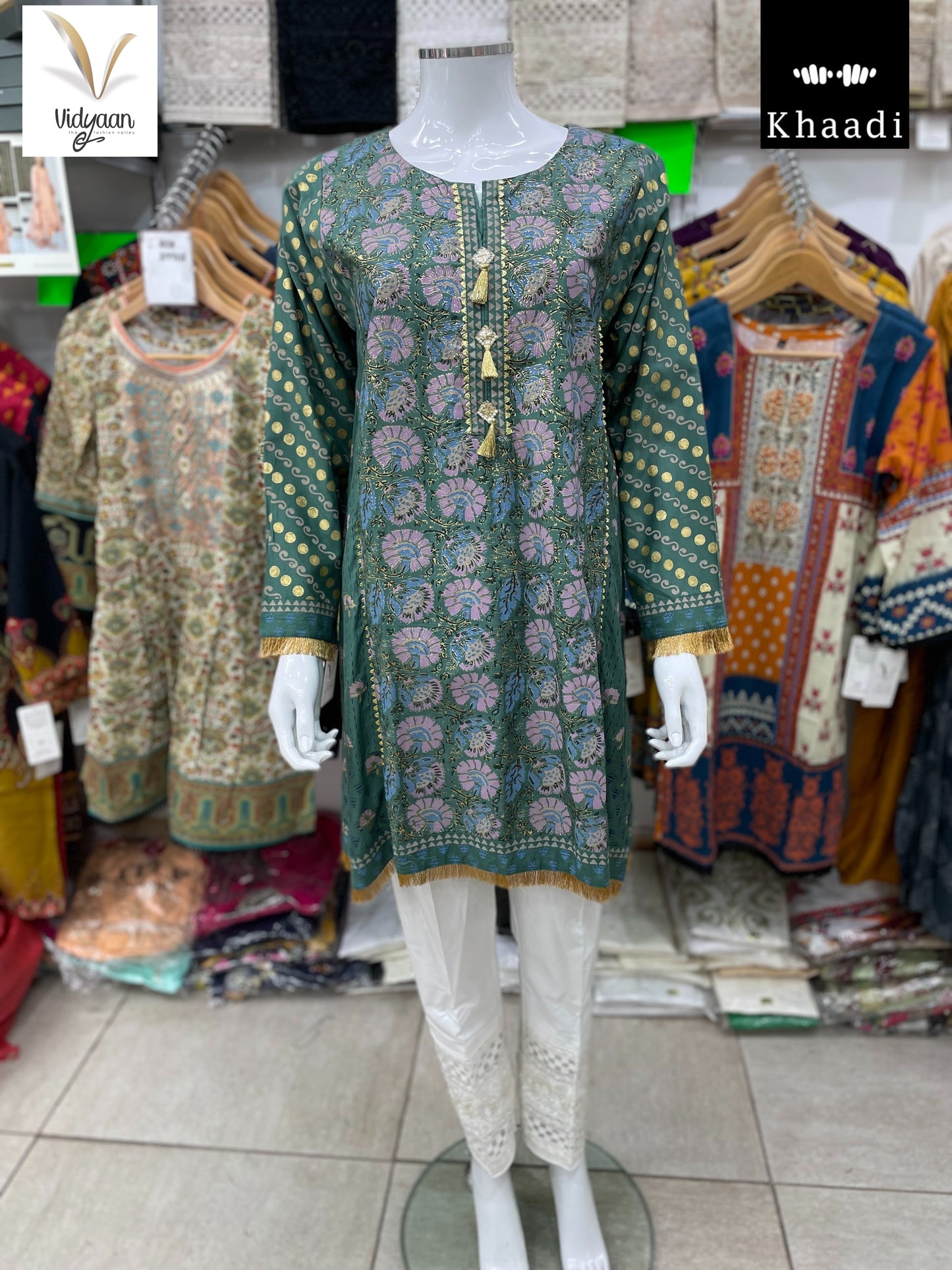 Khaadi printed Lawn kurta