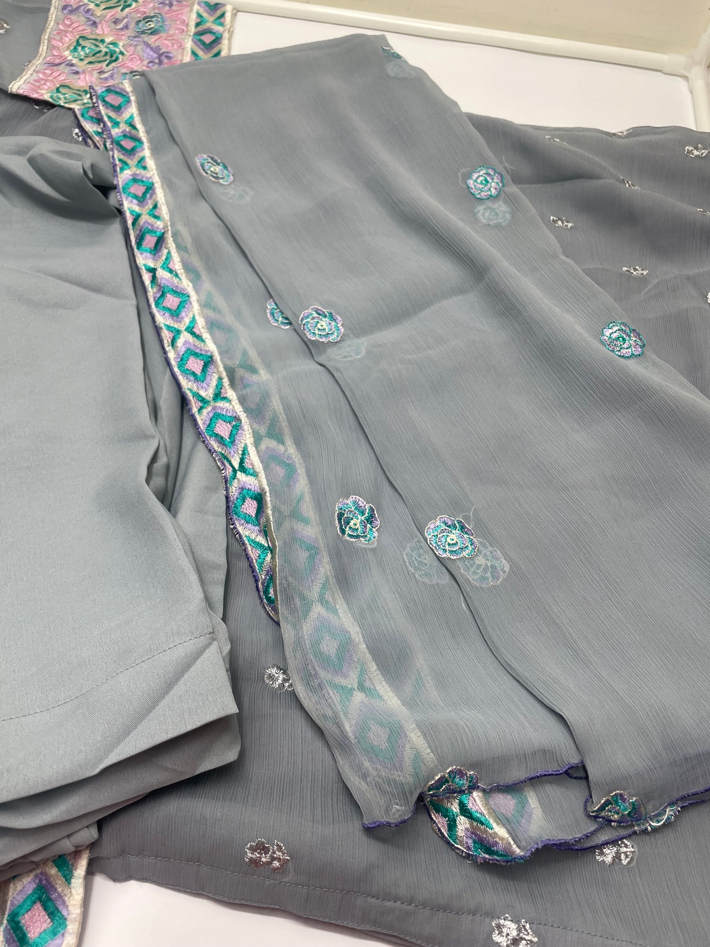 3 pcs chiffon suit formal wear