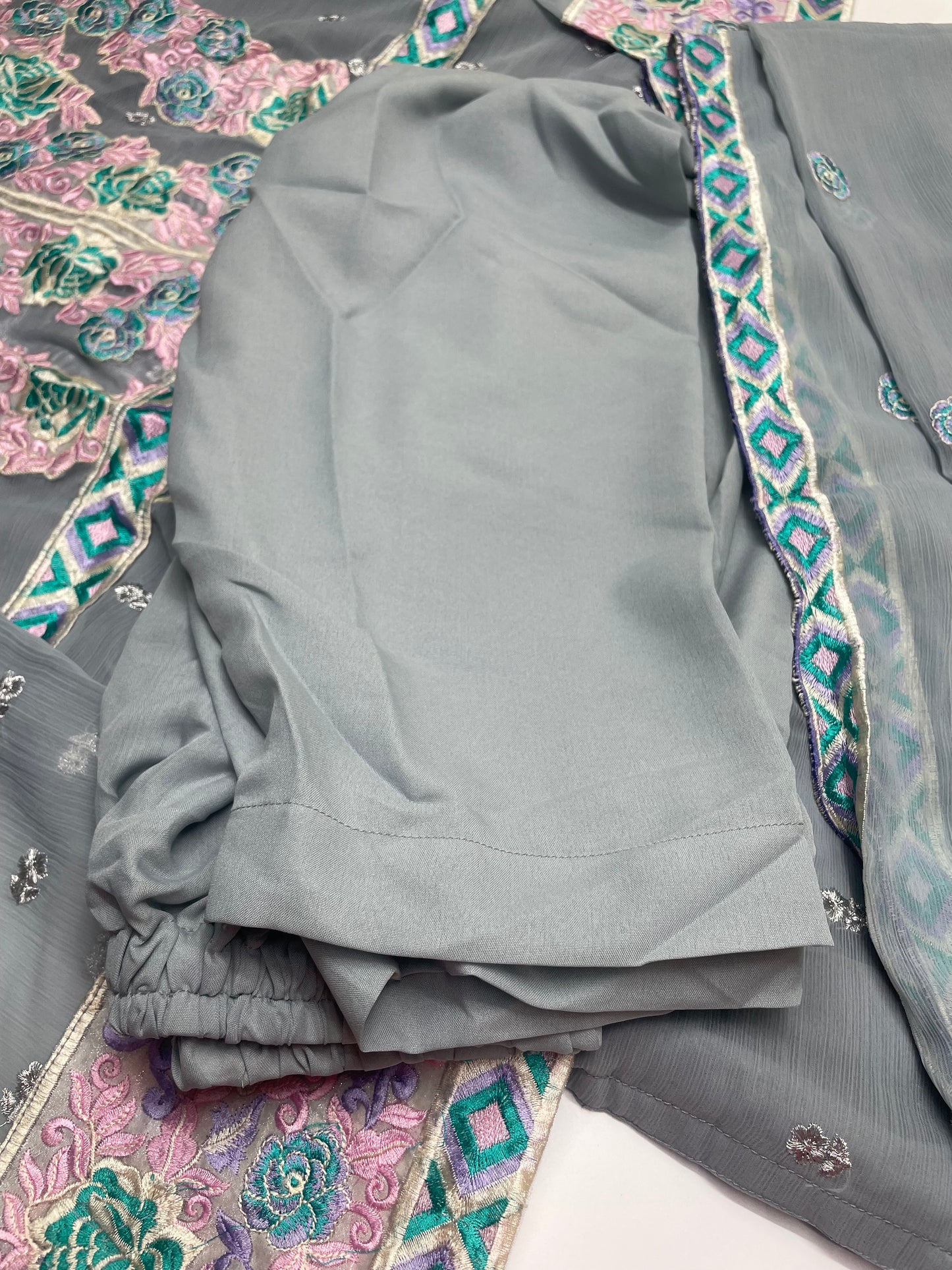 3 pcs chiffon suit formal wear