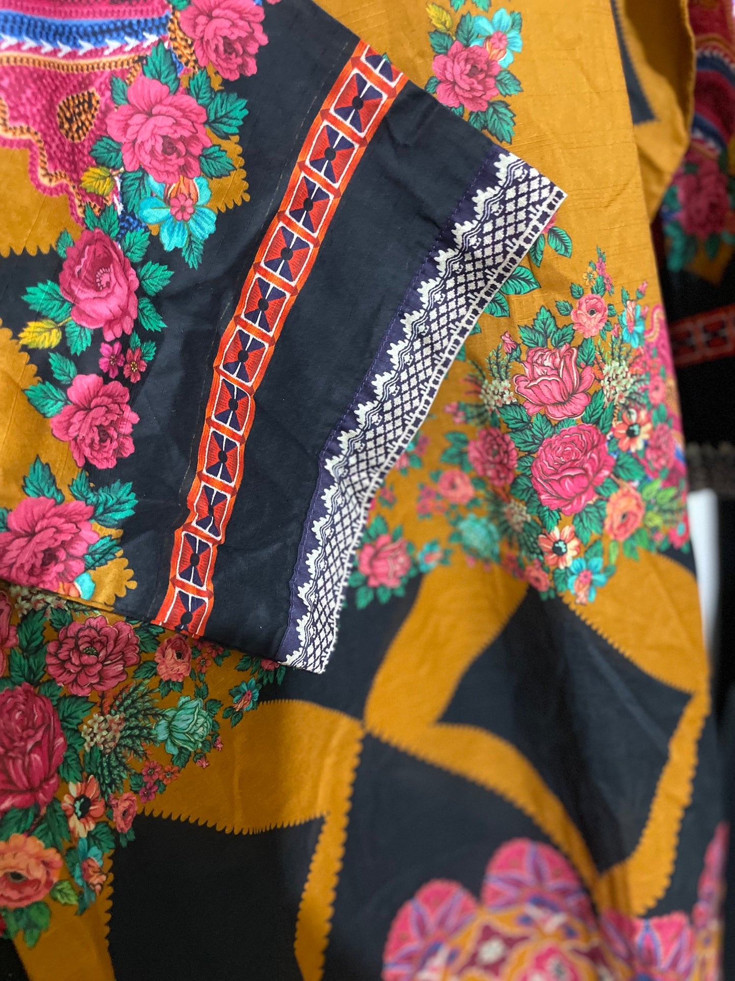 Sapphire casual long brown ready wear kurta collar neckline