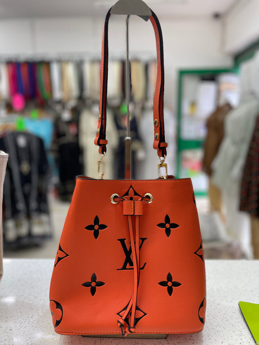 Louis Vuitton orange Bucket bag