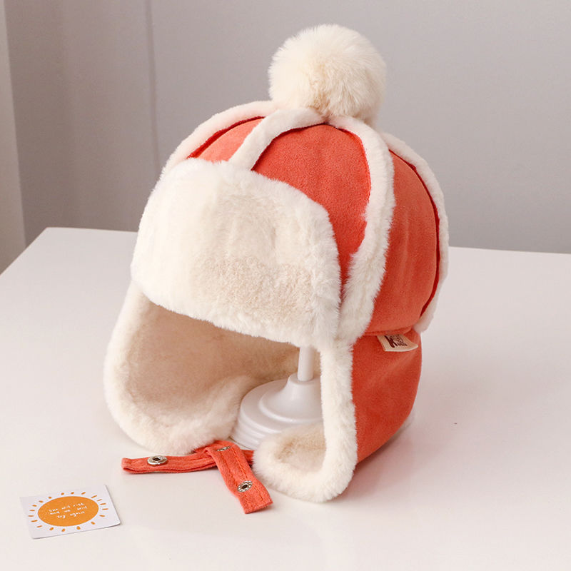 Warm Thickened Girl Cute Earflaps Fleece Hat