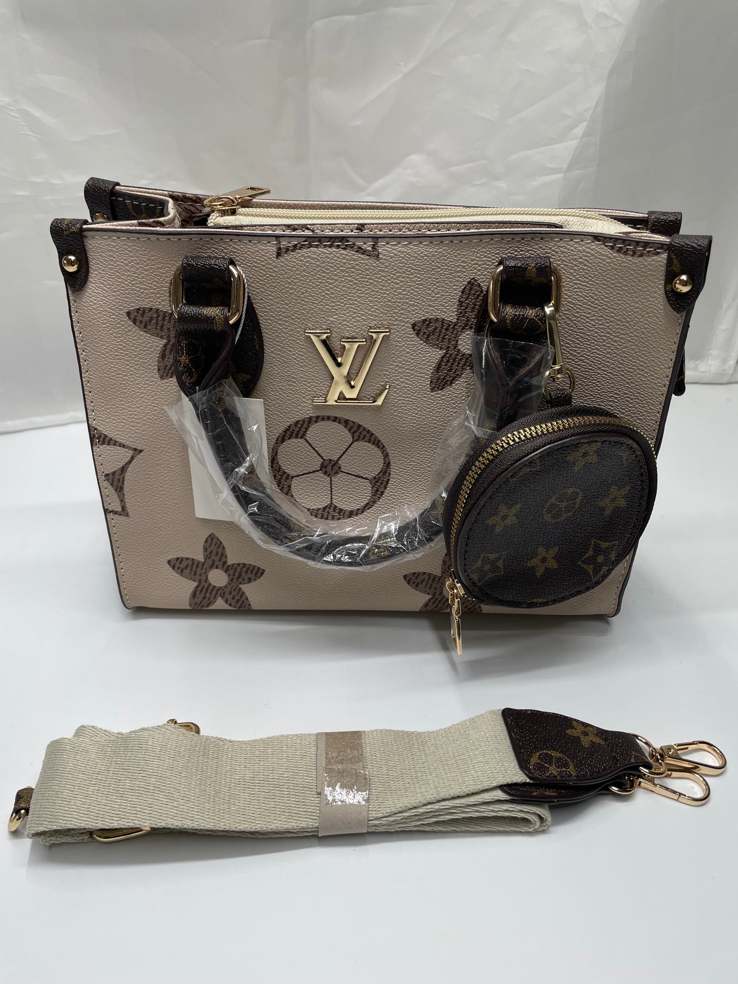 Lv tote bag with coin bag
