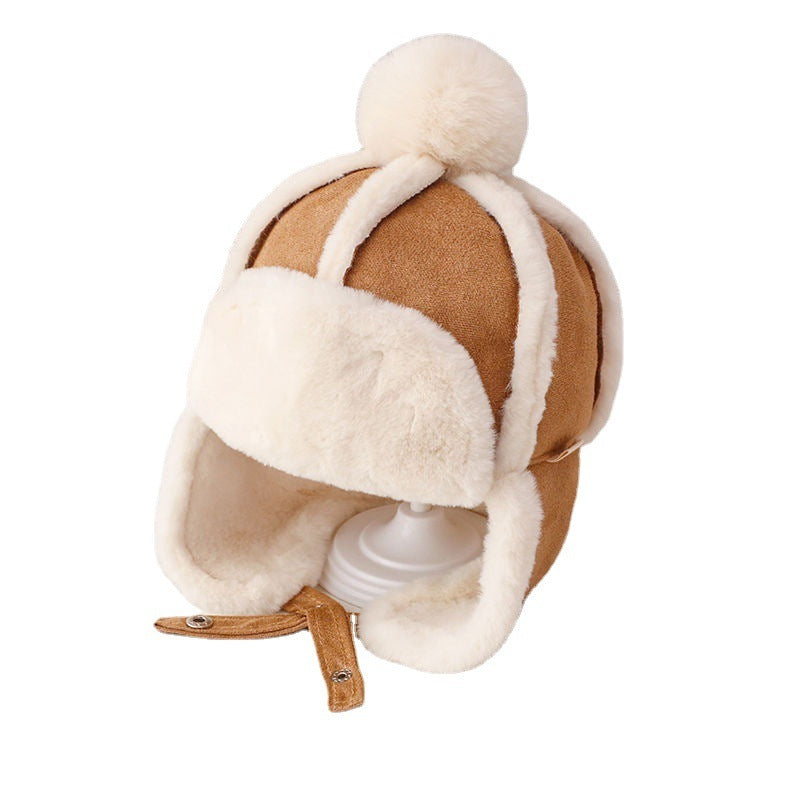 Warm Thickened Girl Cute Earflaps Fleece Hat