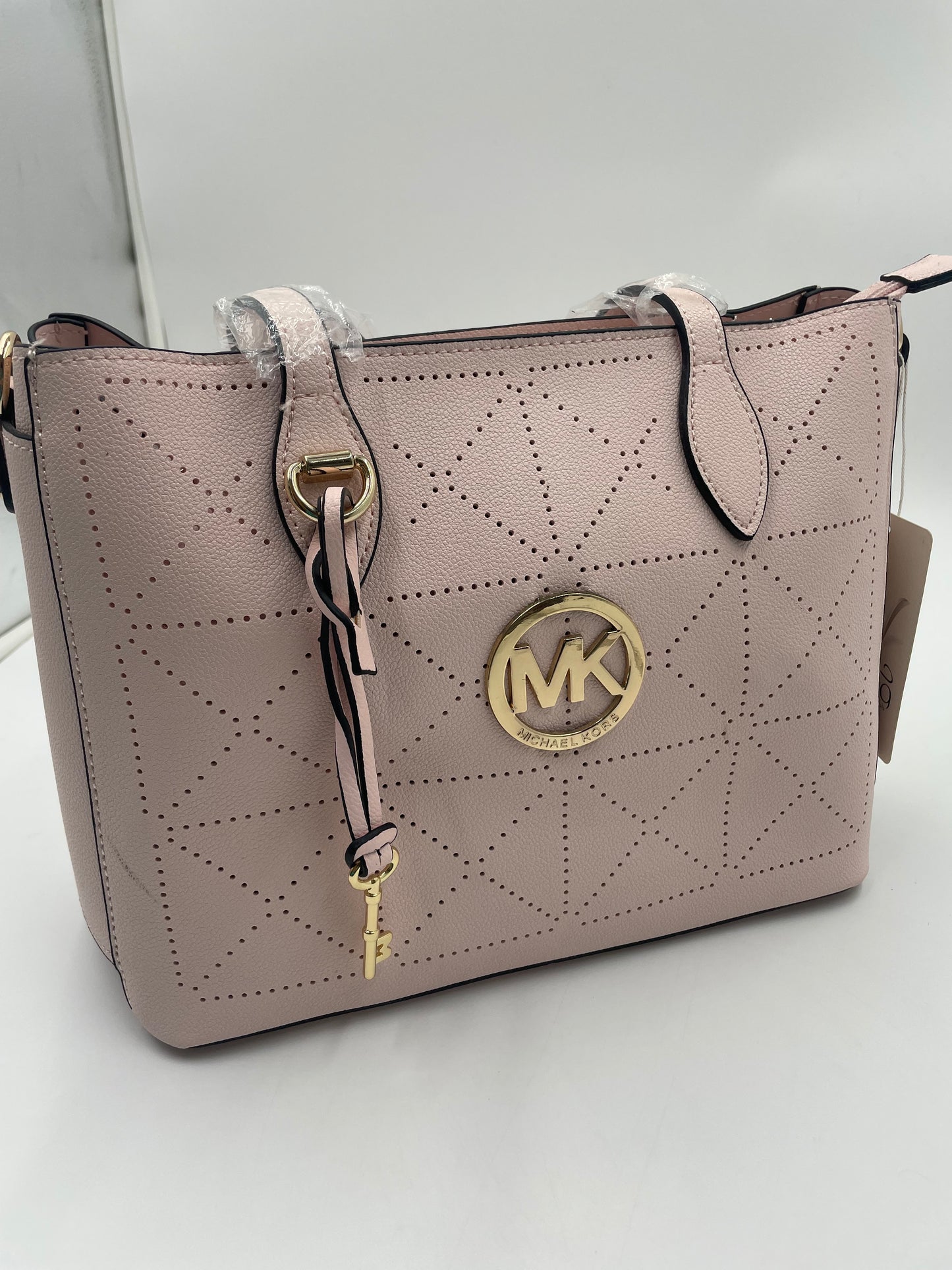 Michael kors tote handbag light pink